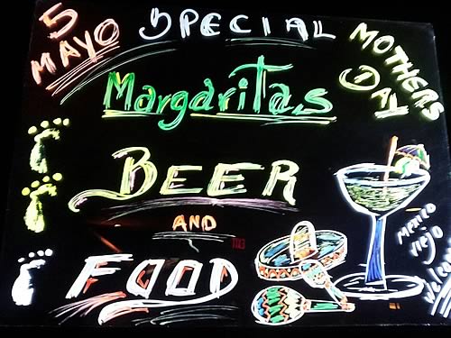 Mexican restaurant specials